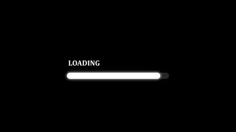 Loading bar animation glowing 4k Stock Footage 307424084