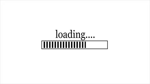 Loading bar animation isolated on a white background. Stock Footage 297834277