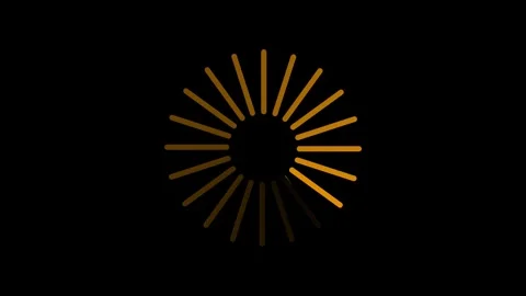 Loading bar animation with lines isolated on black background Stock Footage 278346972