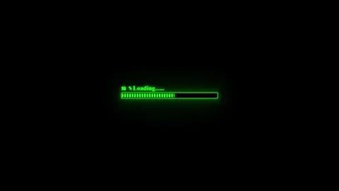 Loading bar animation, Progress bar video concept Stock Footage 262403122