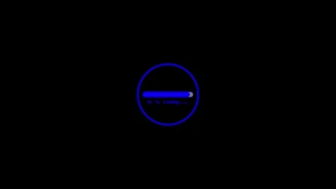 Loading bar animation, Progress bar video concept Stock Footage 262403144