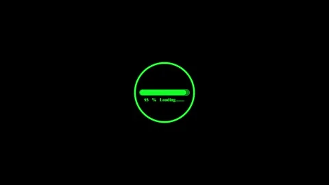 Loading bar animation, Progress bar video concept Stock Footage 262403164