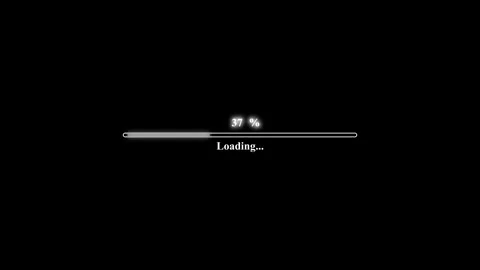 Loading bar animation, Progress bar video concept Stock Footage 262403204