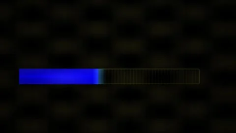 Loading bar animation in progress. Stock Footage 335113321