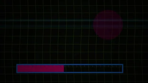 Loading bar animation in progress. Stock Footage 335369573