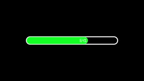 Loading Bar Animation Progress UI Design. Video stock 336620683