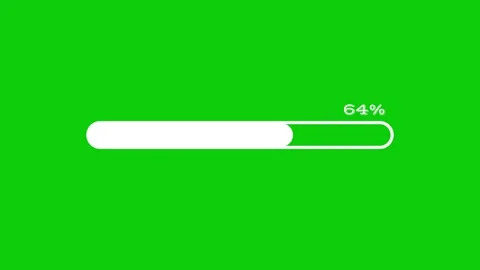 Loading Bar Animation Progress UI Design. 库存影片 336620689