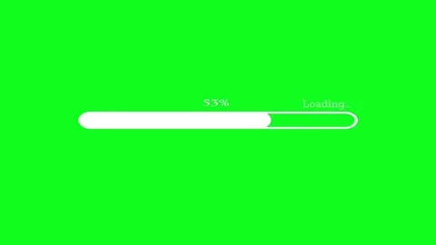 Loading Bar Animation Progress UI Design. 库存影片 336620740