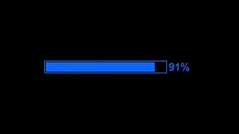 Loading Bar Animation Smooth Progress In... | Stock Video | Pond5