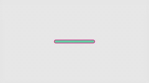Loading bar Animation transparent with Alpha Stock Footage 143082824