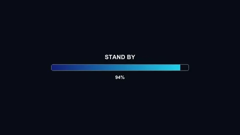 Loading bar animation used in video cutting software for displaying process.. Stock Footage 325885856