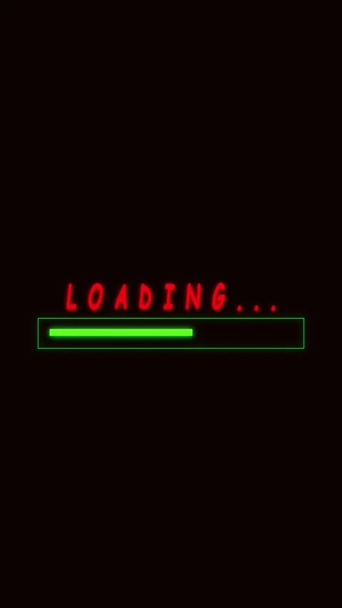 Loading bar animation vertical video red green neon hud digital interface p.. Stock Footage 321630670
