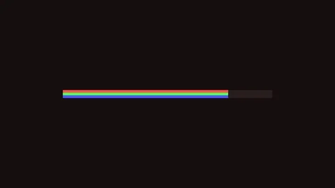 Loading bar animation for video cutter displaying progress in a digital for.. Stock Footage 324797822
