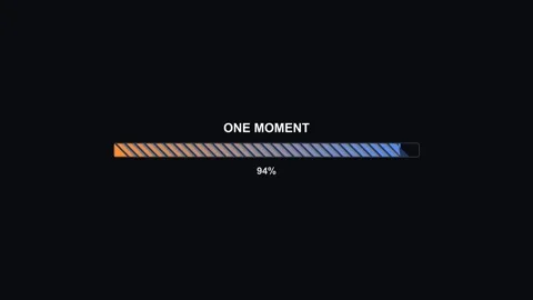 Loading bar animation for video editing or web design that shows progress i.. Video stock 327744758