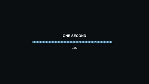 Loading bar animation for video editor or web designer with one second dura.. Stock Footage 327745174