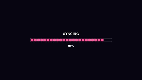 Loading bar animation for video processing during cutting or editing tasks .. Stock Footage 325885796