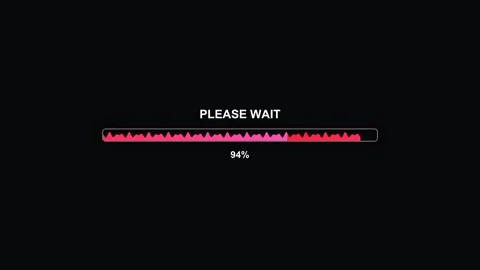 Loading bar animation for video production and website use with progress in.. Stock Footage 327566983