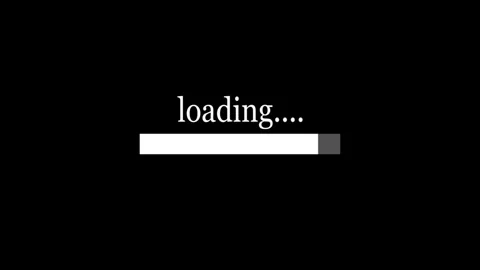 Loading bar animation video with white background. Stock Footage 297834237