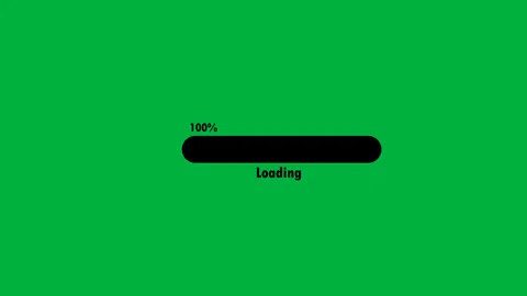 Loading bar black line Stock Footage 287894535