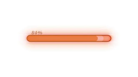 Loading bar brown color white background 84 스톡 일러스트
