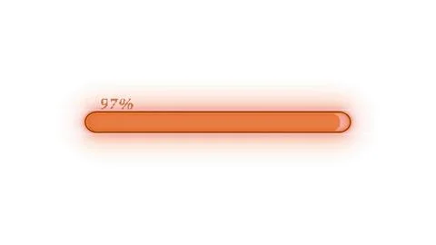 Loading bar brown color white background 97 스톡 일러스트