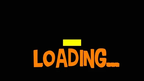 Loading-bar-cartoon -one-bar-and-label-loading -for-your-videos -channels-an Stock Footage 149071202