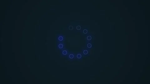 Loading bar, circle in progress. Video animation on transparent background. Vide Stock Footage 171582887