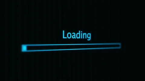 Loading Bar on Computer Screen Stock Footage 139365873