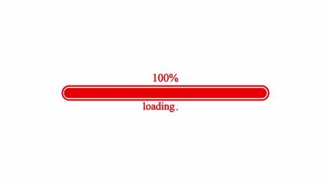 Loading bar concept. progress bar flat design Stock Illustration