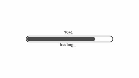 Loading bar concept. progress bar flat design Stock Illustration
