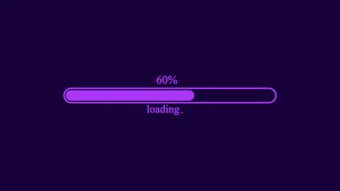 Loading bar concept. progress bar flat design Stock Illustration