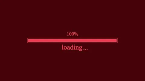 Loading bar concept. progress bar flat design Stock Illustration