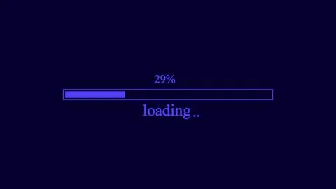 Loading bar concept. progress bar flat design Stock Illustration
