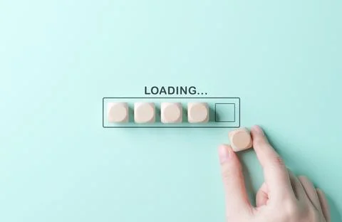 Loading bar concept. Progress bar, Stock Photos