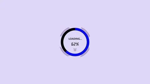 Loading bar counting icon on white background. Stockfoto's