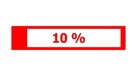 Red Loading Bar Stock Footage ~ Royalty Free Stock Videos | Pond5