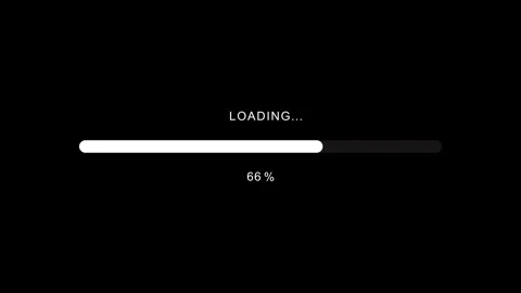 Loading bar downloading bar loading screen Stock Footage 243786256
