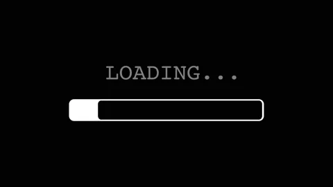 Loading bar downloading barloading screen pixelated progress animation Loading Stock Footage 136542350
