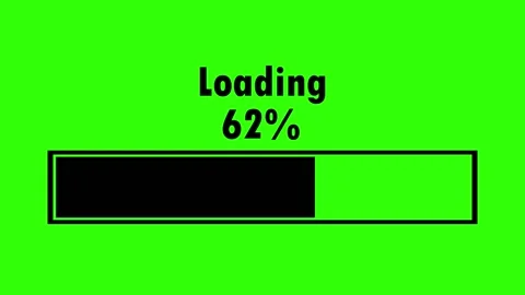 Loading bar downloading barloading screen progress animation Loading Transfer Stock Footage 164792625