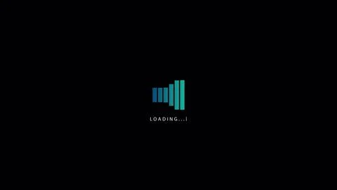 Loading bar downloading progress animation. Futuristic progress loading bar 0 Stock Illustration