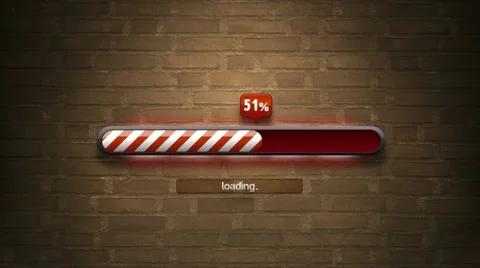 Loading bar Vídeo Stock 10767355