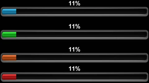 Loading bar Stock Footage 96127263
