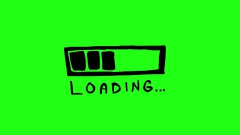 Loading Bar Green Screen Scribble Animat... | Stock Video | Pond5