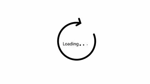 Loading bar icon abstract background. Stock Photos