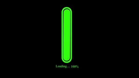 Loading bar icon animated video Stock Footage 306692103