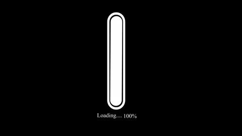 Loading bar icon animated video Stock Footage 306692104