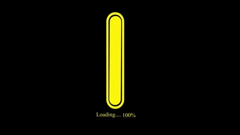 Loading bar icon animated video Stock Footage 306692107