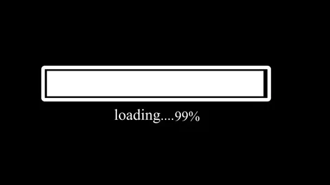 Loading bar icon animated video Stock Footage 307688344