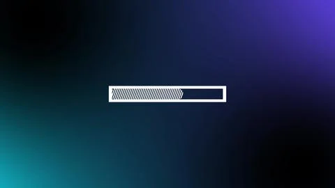 Loading bar icon colorful abstract background. 스톡 일러스트