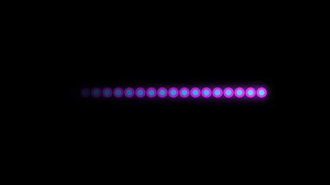 Loading bar icon with dots, symbol in outline flat style, 3d render background Vídeos de archivo 124773584